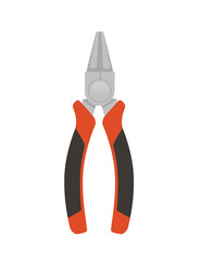 Pliers hand tool instrument vector illustration isolated on white background