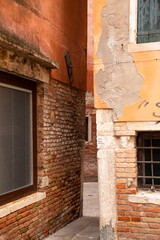 Fototapeta na wymiar Venice - Detail of a calle