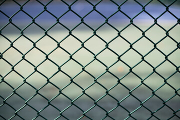 Close-up chain link fence