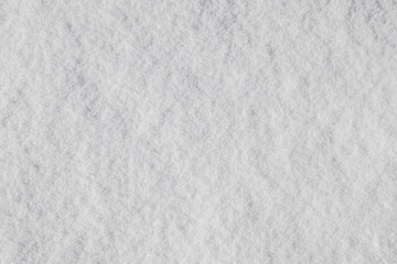White freshly fallen snow as a background