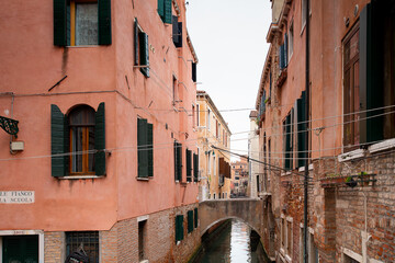 Venice - Canal, buildings and foundations