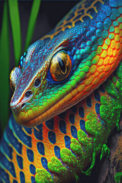Rainbow Snake Python