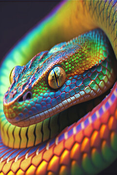 Rainbow Snake Python