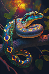 Rainbow Snake Python