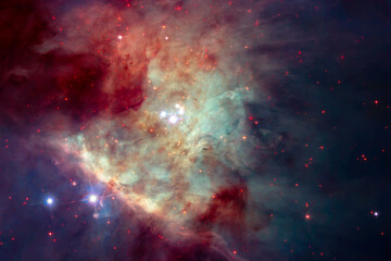 Cosmos, Orion Bar, Hubble Space Telescope - obrazy, fototapety, plakaty