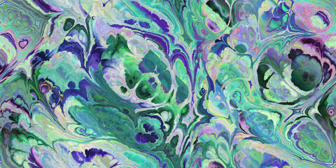 purple green marbleized seamless tlle