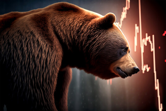 Les cours des actions à la bourse s'effondrent et l'ours mène la danse