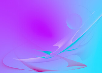 Surreal background for design project. Fantasy world ideas. Simple abstract design for poster and banner background