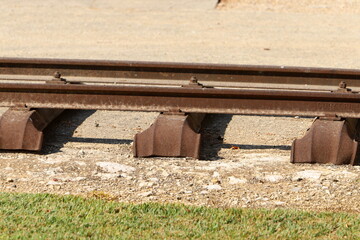 Fragments of the old railway from Haifa to Damascus.