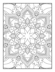 abstract background,Mandala Coloring Pages, Mandala, Pattern Coloring Page, Coloring Page