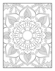 abstract background,Mandala Coloring Pages, Mandala, Pattern Coloring Page, Coloring Page