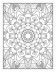 abstract background,Mandala Coloring Pages, Mandala, Pattern Coloring Page, Coloring Page