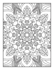 Fototapeta premium abstract background,Mandala Coloring Pages, Mandala, Pattern Coloring Page, Coloring Page