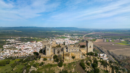 Fototapeta na wymiar el hermoso castillo de Almodóvar del río en la provincia de Córdoba, Andalucía