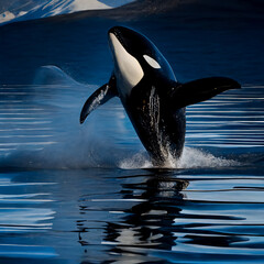 Obraz premium whale orca