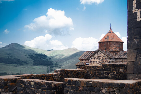 Sevanavank , a monastery on the northwestern shore of Lake Sevan, Geharkunik Province, Armenia