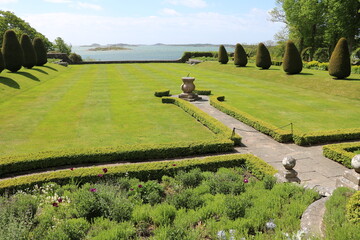 Castle Garden Tjolöholm near Kungsbacka in Sweden
