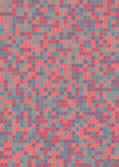 Abstract Geometric Pattern generative computational art illustration