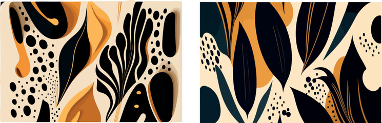 vector seamless organic color pattern