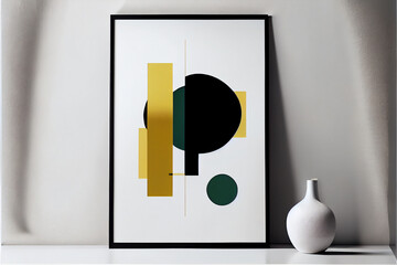 Abstract minimalist illustration, Home decoration