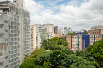 Obraz na płótnie Canvas buildings in the center of Sao Paulo in Brazil.