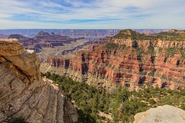 Side canyon north rim of the Grand Canyon Arizona 