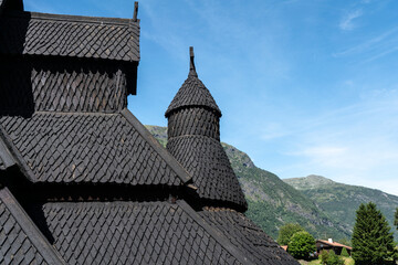 Stabkirche aus dem 12. Jahrhundert in Borgund, Norwegen © Cezanne-Fotografie