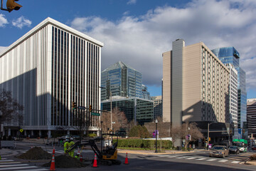 Fototapeta premium Rosslyn, Arlington Virginia cityscape
