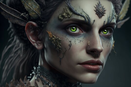 Striga. Generative AI, non-existent person.