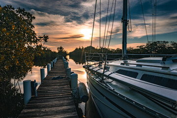 Sunrise on the Canal, Key West