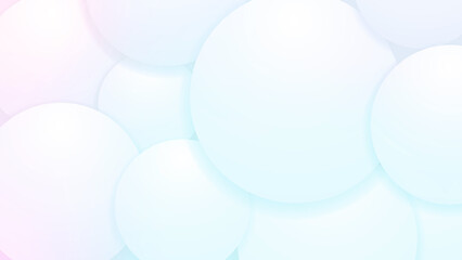 丸をランダムに敷き詰めたグラデーション背景