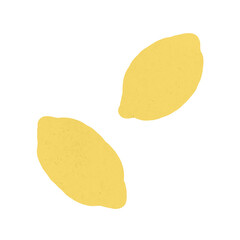 Two juicy lemons