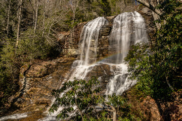 Obraz premium glen falls highlands north carolina