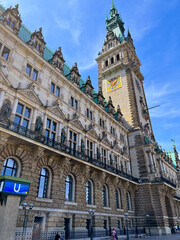 Hamburg City Hall in the city center - travel photography