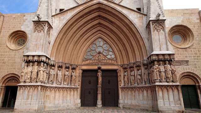 Cath&eacute;drale Santa Tecla de Tarragone, Tarragone, Catalogne, Espagne.
