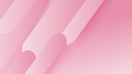 Abstract pink and white gradient background. Pink modern shapes background for banner template.
