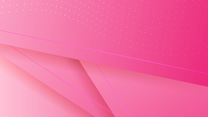Abstract pink background with 3d layers