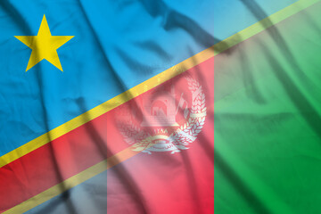 Democratic Republic of the Congo and Afghanistan state flag international relations AFG COG