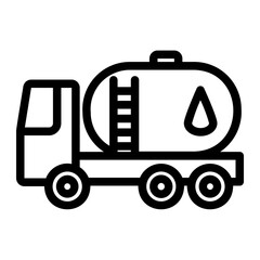 water tank truck icon