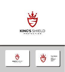 King's shield logo