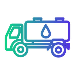 water tank truck icon