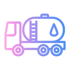 water tank truck icon