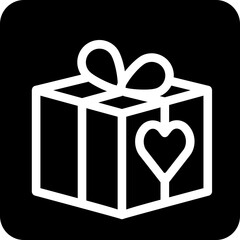 Solid Gift Heart icon