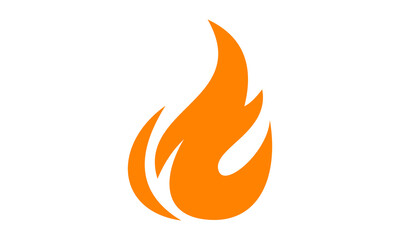 fire flame icon vector logo