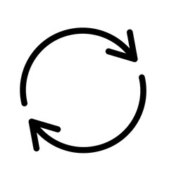 arrow, repeat, rotate circle icon