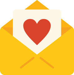 Love mail heart icon flat vector. Charity help. Human project isolated