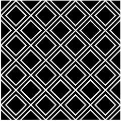 Vector pattern in geometric ornamental style. Black and white color.Seamless pattern.