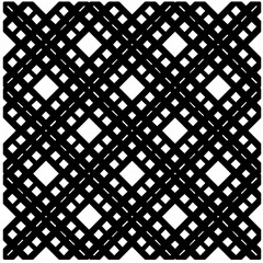 Vector pattern in geometric ornamental style. Black and white color.Seamless pattern.
