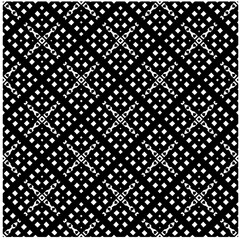 Vector pattern in geometric ornamental style. Black and white color.Seamless pattern.
