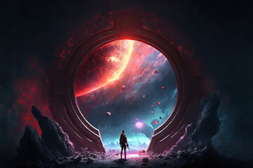 The Portal to a New Galactic world © Julien